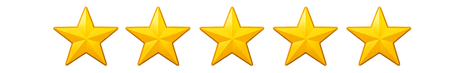 5 Star Reviews